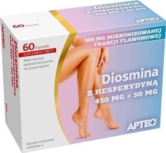 Diosmin with hesperidin APTEO x 60 capsules UK