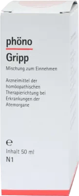 Diseases of respiratory tract, PHÖNO gripp mixture UK