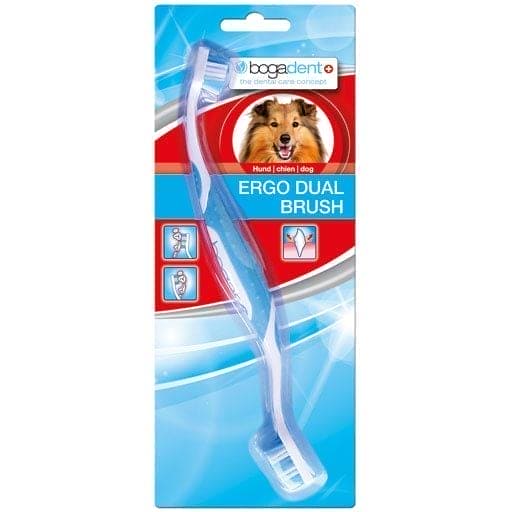 Dog brush, BOGADENT ERGO DUAL BRUSH vet. UK