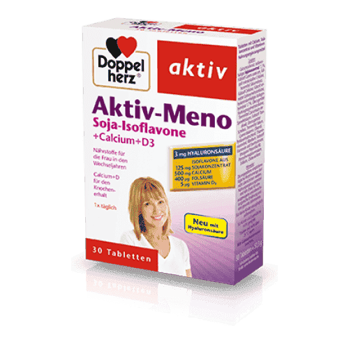 Doppelhertz Active MENO + Hyaluronic acid 30 tablets UK
