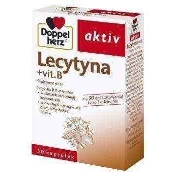 Doppelherz Aktiv Lecithin + Vit.B x 30 capsules UK