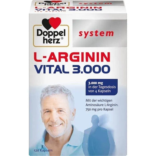 DOPPELHERZ L-arginine Vital, l arginine erectile dysfunction UK