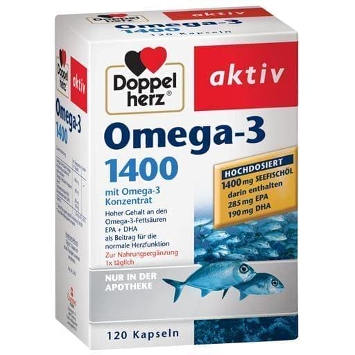 Doppelherz Omega-3 1400 capsules 120 pcs UK