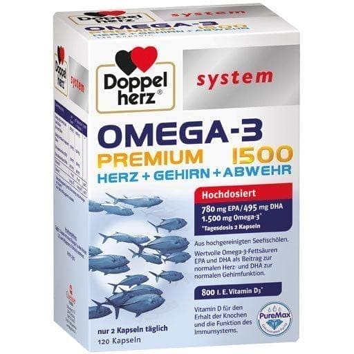 DOPPELHERZ Omega-3 Premium 1500 UK