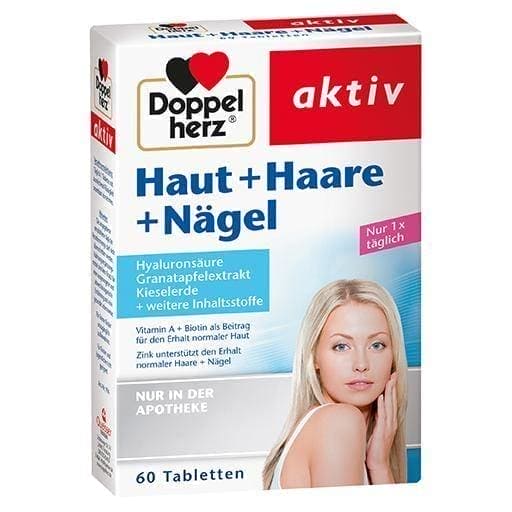DOPPELHERZ skin + hair + nails tablets UK