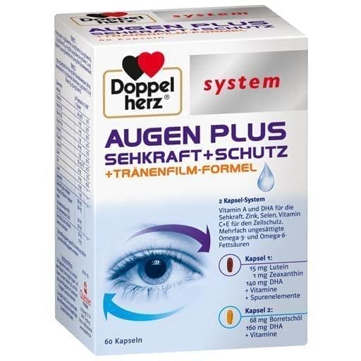 DOPPELHERZ system eyes plus vision + protection 60 pcs UK