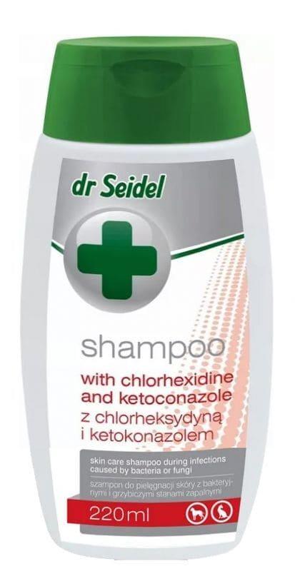 Dr Seidel Shampoo with chlorhexidine and ketoconazole for dogs and cats UK