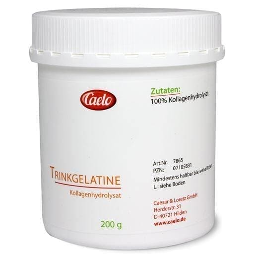 DRINKING GELATIN hydrolyzed collagen Caelo HV pack UK