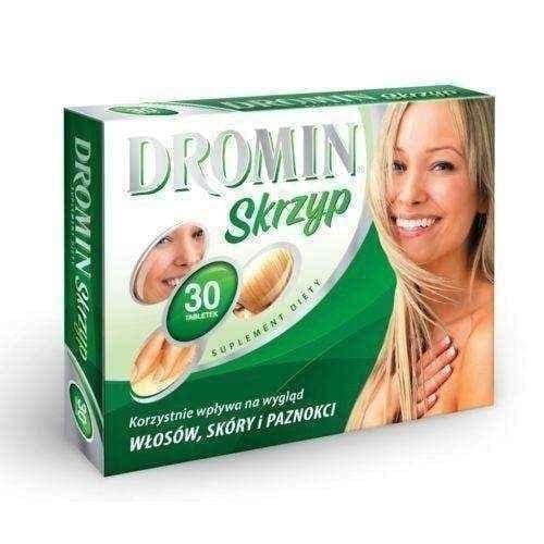 Dromin horsetail x 30 tablets, urtica dioica, pollen, skin treatment, nail, hair UK