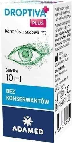 Droptiva Plus moisturizing eye drops 10ml UK