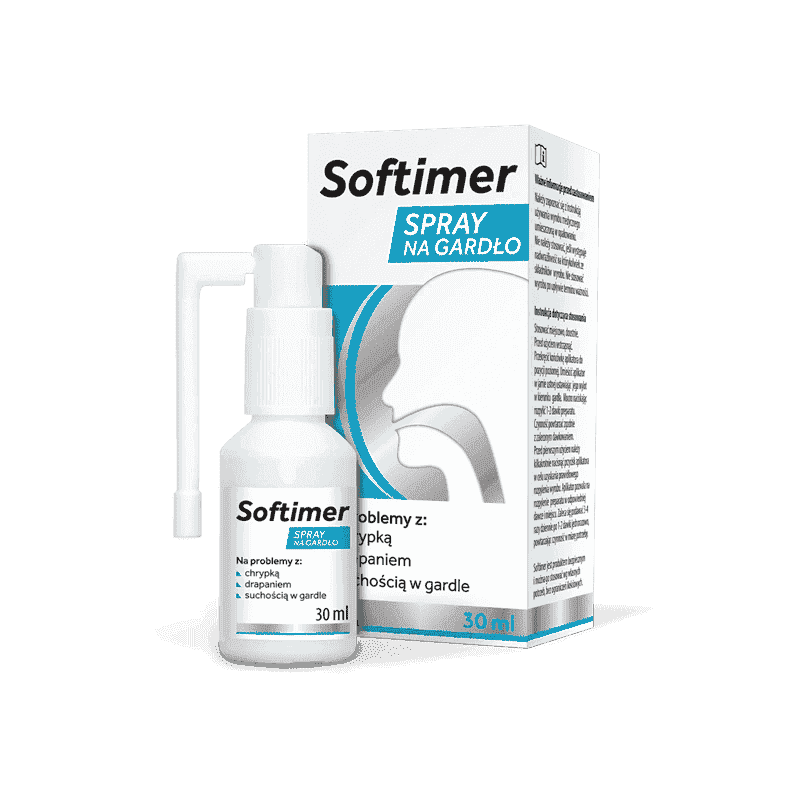 Dry throat, scratchy throat,- Softimer, curly chondria, sea salt, glycerol, potassium sorbate UK