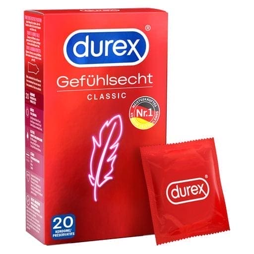 DUREX Feeling real classic condoms UK