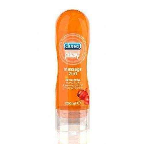 Durex Play Massage Stimulating Gel 2 in 1 Guarana 200ml, play gel UK