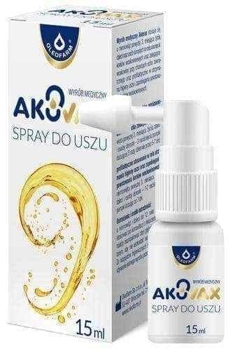 Ear wax removal, Ear spray Akuvax 15ml UK