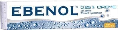 EBENOL 0.25% hydrocortisone cream UK