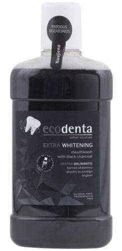 Ecodenta Whitening black mouthwash 500ml UK