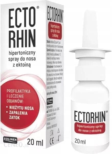 Ectorhin hypertonic nasal spray, rhinitis and sinusitis, Ectoin (Ectoin) UK
