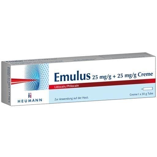 EMULUS lidocaine - prilocaine cream 30 g UK