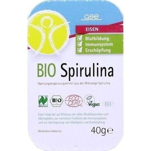 Energy metabolism, SPIRULINA 500 mg Bio Naturland Tablets UK