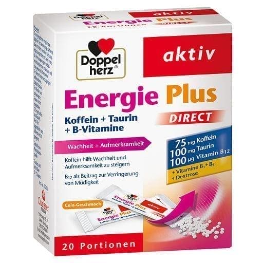 Energy Plus, dextrose, taurine, caffeine, cyanocobalamin UK