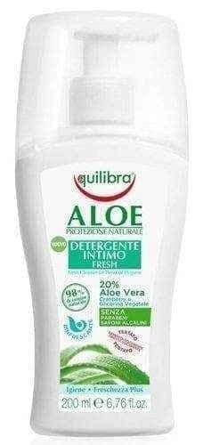 Equilibra Aloe refreshing gel for intimate hygiene 200ml UK