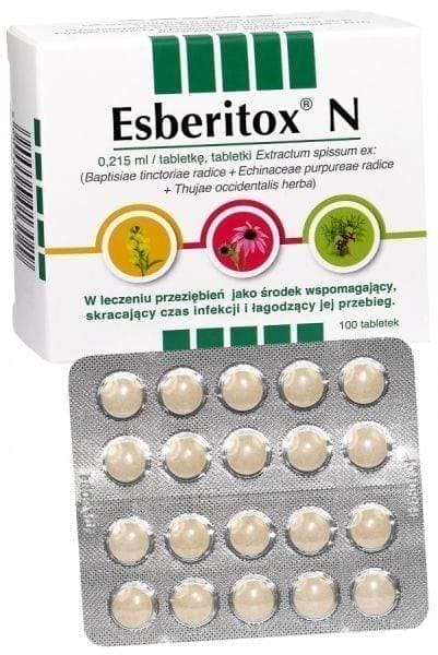 ESBERITOX N x 100 tablets immune response UK