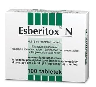 ESBERITOX N x 100 tablets immune response UK