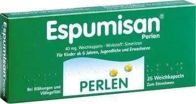 ESPUMISAN pearl soft capsules 25 pcs UK