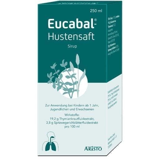 EUCABAL cough syrup, thyme fluid extract, plantain leaf UK