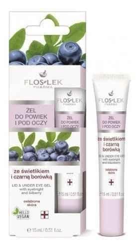 Eye and eyelid gel skylight and blueberry FLOSLEK PHARMA 15ml UK
