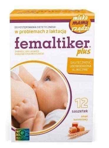 Femaltiker Plus caramel flavor x 12 sachets UK