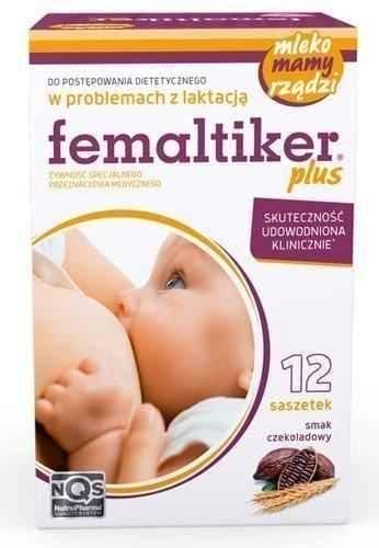 Femaltiker Plus chocolate flavor x 12 sachets UK