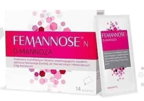 Femannose N, D-mannose, prophylaxis and adjunct treatment UK