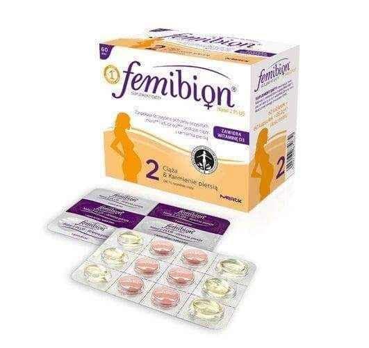 Femibion Natal 2 Plus x 60 tablets + 60 capsules UK