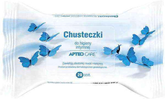 Feminine wipes | APTEO CARE Intimate hygiene wipes x 20 pieces UK