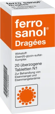 FERRO SANOL, iron(II) ion, iron deficiency anemia, blood loss UK