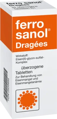 FERRO SANOL, iron(II) ion, iron deficiency anemia, blood loss UK
