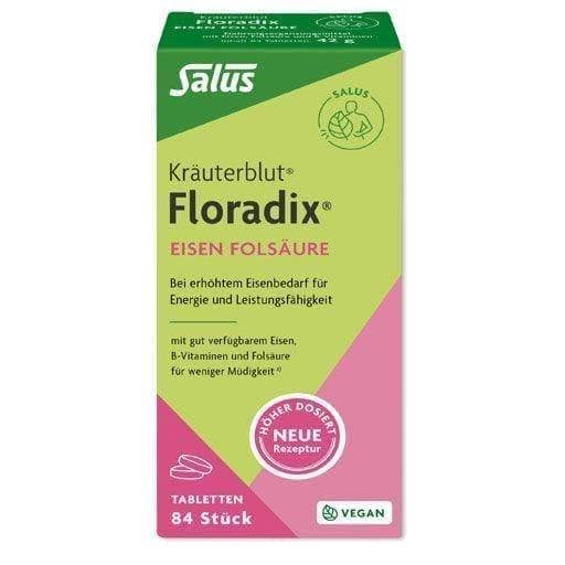 Ferrous gluconate, FLORADIX Iron Folic Acid Tablets UK