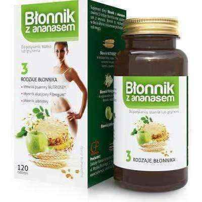 Fiber with pineapple x 120 tablets, fiber foods UK