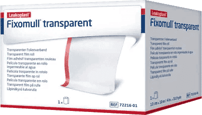 FIXOMULL tape transparent 10 cmx2 m UK