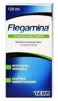 FLEGAMINA 4mg mint syrup 120ml UK