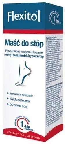 FLEXITOL, dry feet, cracked feet, diabetic foot UK