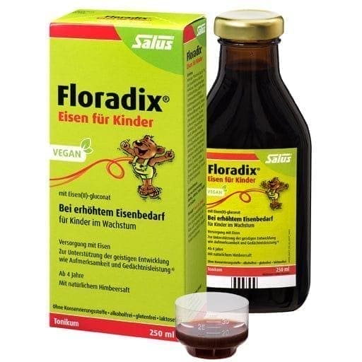 FLORADIX iron for children tonic, iron(ii) gluconate UK