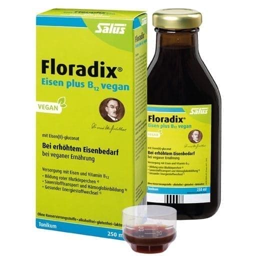 FLORADIX iron plus B12 vegan tonic UK