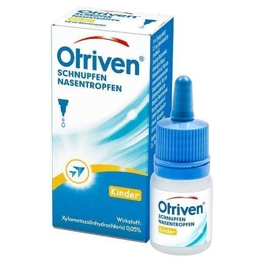 Flu nasal drop for children OTRIVEN UK