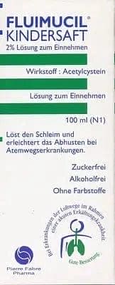 FLUIMUCIL children's juice acetylcysteine UK