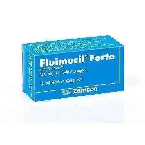 FLUIMUCIL FORTE 600mg x 10 effervescent tablets UK