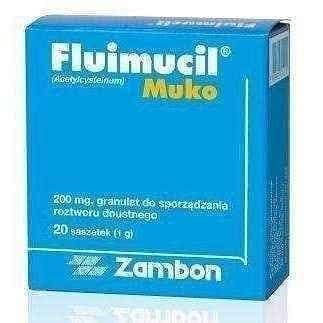 FLUIMUCIL MUKO 200mg x 20 sachets UK