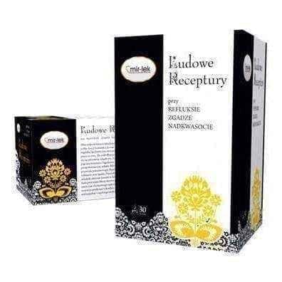 Folk recipes with reflux, heartburn, hyperacidity tea x 30 sachets UK