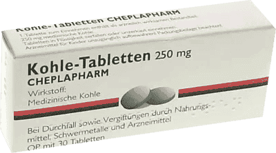 Food poisoning, active COAL tablets, charcoal medicine UK